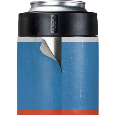 Russian Flag Distressed Yeti Colster Can Insulator  Skin